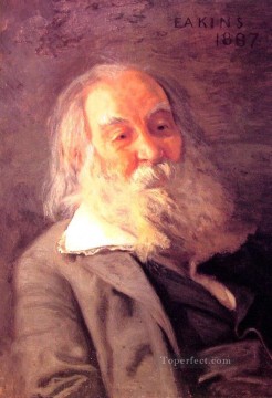 Walt Whitman Realism portraits Thomas Eakins Oil Paintings